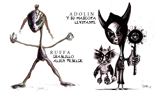Personajes / Bocetos - Diablillos Estelares